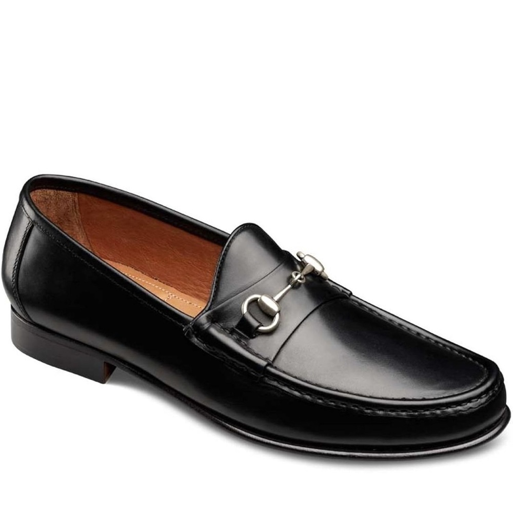 Allen Edmonds Black men’s Verona ll bit  Loafers with Horsebit Detail